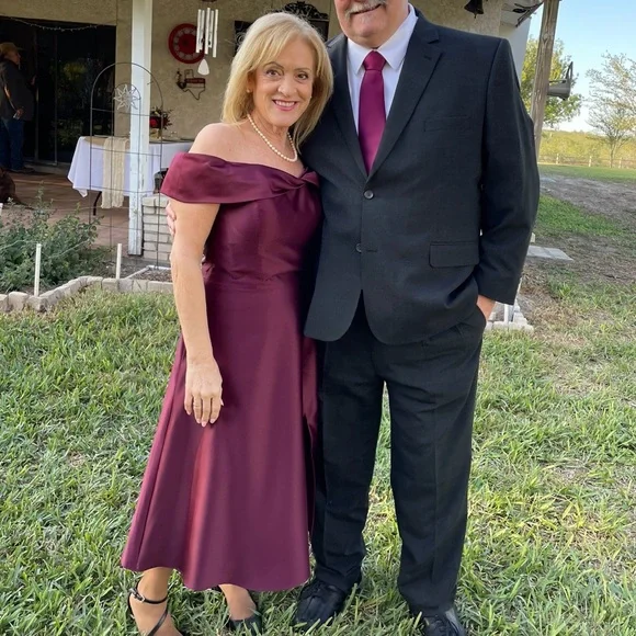 tea length burgundy mother of the bride dresses Sweetheart 3/4 Sleeves A-Line Ankle Length Mother of The Bride Dresses